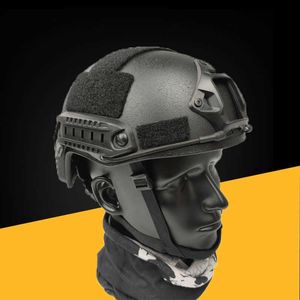 Tactical Helmets Fast FRP tactical helmet explosion-proof anti-collision 1.5kg CS special force training army fan head high cut half helmetHKD230628