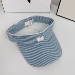 Luksusowe męskie Visor Hat Designer moda kasquette kobiety Visors łagodne duże wiadra czapki swobodne czapki rączkowe C Sun Hats Baseball Cap 236272c