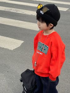 T shirts Thermal Pullover for Boys and Babies in Autumn Winter of children's Hoodless Sweater with High Quality 2 12 Old 230627