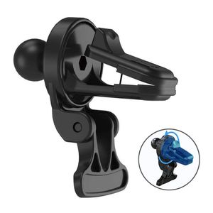 Uppgradera billuftventil för biltelefonhållare Stand 17mm Ball Head Base For Car Air Outlets Mobile Mobiltelefonmontering GPS -konsol