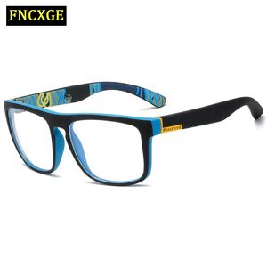 Eyeglass Frame FNCXGE Anti Blue Light Glasses Men Women Clear Lens Computer Gaming Eyeglasses Square Eyewear AntiUV Optical 230628