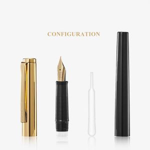 Pens Pilot Fountain Pen AMS17G Inkunnung mit großer Kapazität Stifte F M 22K Gold Plated NIB für das Schreiben unterschriebener Stiftschreibungsversorgungen