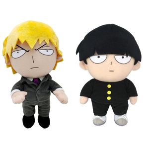 Plush dockor Mob Psycho 100 Plush Doll Toys Kageyama Shigeo Reigen Arataka Anime Figur 27cm Plushies Puppet Kawaii Toys Christmas Gifts 230627