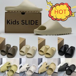Crianças slides chinelos de espuma corredores sandálias eva chinelo bebê menino gril resina preto osso formadores criança sunmmer sapatos