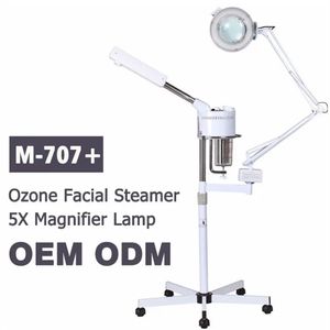 50Hz-60HzオゾンスプレーマシンVapozone Facial Steamer 5x Magnifier Lamp Home Spa Steaming Sprayer Face Vaporizer Skin Face Beauty