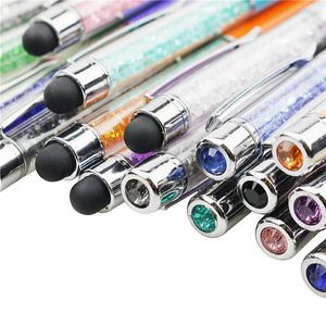 Pens Hurtowa 100 szt. Pen pióro kryształowy diament dekoracyjny pióro 0,7 mm pióro