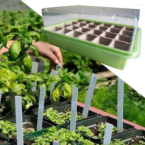 Vasi Nursery Box Propagatore impilabile in plastica traspirante a risparmio idrico per accessori da giardino Contenitore per coltivazione di piante da balcone Durevole