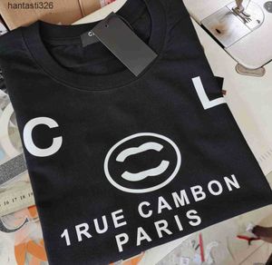 Advanced version Womens T-Shirt trendy Clothing C letter Graphic Print couple Fashion cotton Round neck Coach channel 3XL 4XL Short sleeve tops tees