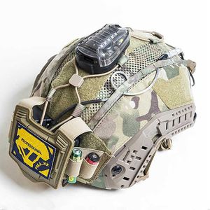 Tactical Helmets Tactical Maritime Helmet Cover Multifunctional Battery Holder Balanced Pouch Bag BK/DE/MCHKD230628