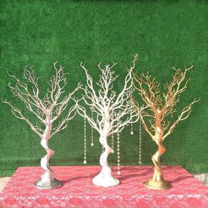 Nowość 75 cm Symulacja Biała choinka łodyga sztuczna gałąź drzewa suszona w bagażniku dekoracja przyjęcia