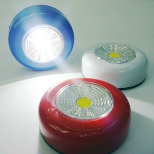 3W Cordless COB Lights AAA Battery Powered LED Under Cabinet Night Lamp Light Для освещения гардероба Easy Stick HKD230628