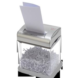 Shredder New Desktop Paper Shredder Small Mini Portable Office Paper Shredder Hushåll Electric Segment Paper Shredder Business Office