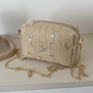 Bolsas de noite femininas bolsas de mão florais bolsas de palha bolsas de renda tecidas à mão bolsa de verão praia feminina bolsa tiracolo feminina