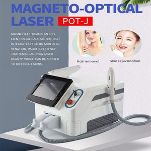 Вертикальный 2 в 1 ND: Yag Laser IPL OPT 808nm Постоянный E-Light Аппарат для удаления татуировок Пикосекундный лазерный аппарат для удаления волос