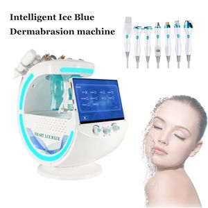 Skin Analyzer Multi-Functional Beauty equipment 7 IN 1 Skin Care Machine Smart Ice Blue face Aqua Facial Microdermabrasion hydrodermabrasion device