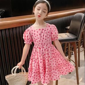 Girl's Dresses Girls Dress Summer 9 Kids Clothes Fashion 10 Girl Children's 8 Princess Floral Dress 7 Girl Size 2 To 12 Years Old 230627
