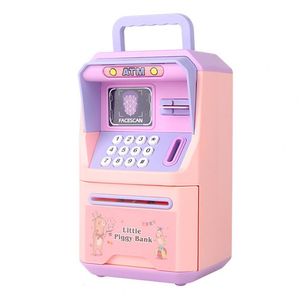 Novelty Items Multifunctional Cute Electronic Piggy Bank Money Saving Pot Large Capacity Kids Piggy Bank Built-in Music Christmas Gift 230628