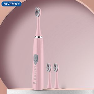 Toothbrush JAVEMAY Sonic Electric USB Charging Smart Timer Tooth Brush IPX7 Waterproof Teeth Whitening Ultrasonic Brushes J284 230627