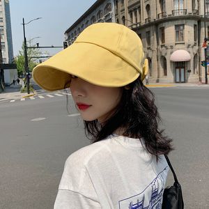 COKK Summer Hat Women with Big Bow Sun UV Ochrona rybaka czapka czapka czapka szerokie grzbiet sunhat żeńska koreańska składana gorro nowa