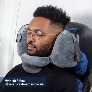 Pillow Travel Pillow Inflatable Pillows Air Soft Cushion Trip Portable Innovative Products Body Back Support Foldable Blow Neck Pillow 230627