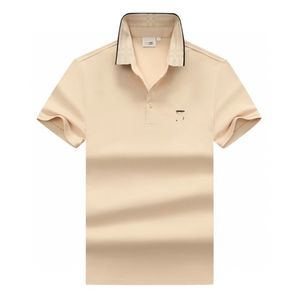 T-shirt da uomo di moda firmate cothes business di lusso casual primo lancio unico di alta qualità assorbente traspirante cotone opzionale Polo di abbigliamento da uomo popolare