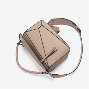 borsa a tracolla da donna di design di lusso borsa a tracolla geometrica modello litchi versatile classico borsa tote leggera grande capacità pu di alta qualità