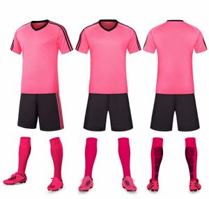 Uniforme de futebol respirável de secagem rápida Terno esportivo de secagem rápida respirável para crianças Jogo de futebol uniforme de treinamento Jersey direto da fábrica S