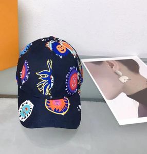 Designer Baseball Cap for Women and Men NEW Mens Casual Ladies Floral Printed Sun Caps New Sun Hat Personality Simple Hat H2074