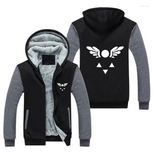 Erkek Hoodies Undertale Sans Frisk Kalın Kapşonlu Hoodie Tişörtü Ceket Kaban Üst