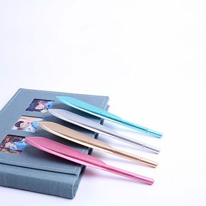 Penne 40 pezzi Feather Book Wholesale Firming Pen Stationery Canetas Escolar stazionario Kawaii Schoolgel Penne