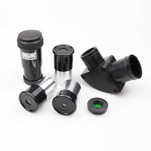 Teleskopkikare 0,965 tum Tescope Accessory Kit för 0,965 Astronomiskt teskop med tre okular En diagonal 3x Barlow NS Moon Filter HKD230627