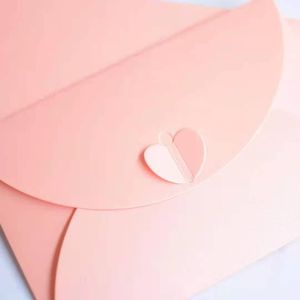 Envelopes 100pcs/Lot Mini Love Heart/ Envelopes for Wedding Party Invitations Gift Greeting Cute Envelope Letter Paper Gift Envelope