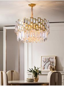 Kronleuchter Moderne Luxus-Kristall-LED-Beleuchtung für Wohnzimmer Schlafzimmer Renovierung Innendekor Leuchten Influencer-Lampe