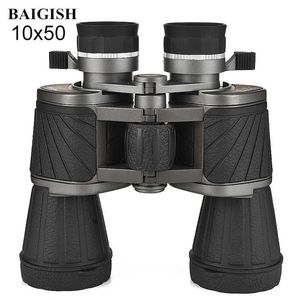 Телескоп Бинокль Baigish Русский Мощный Военный бинокль 10x50 Lll Ночного видения Tescope Professional для Охоты Наблюдение за птицами HKD230627