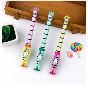 Canetas 20 PCs girafa Criativo Cute Gel Canelas Preto 0,5mm Signature Pen