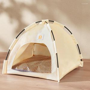 Dog Car Seat Covers Portable Cat Teepee Tent Foldable Washable Bed 42 38CM Pet Cage Fence Outdoor House For Puppy