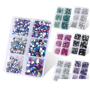 Perline Sparkleup Strass Kit - Nail Art Trucco Decorazione di moda Gemme di cristallo Gioielli per fai da te Drop Delivery Home Garden Arts Dhr7K