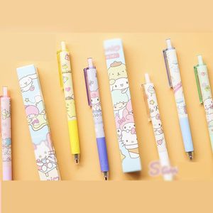 Pens 36 pcs/lot Creative Cat Dog Gel Pen Kawaii 0.5mm black ink Signature Pens office school writing supplies gift