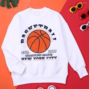 Erkek Hoodies Basketbol Oyunu York City Erkek Hoodie Klasik Sadelik Streetwear Cep Büyük Boy Eşofman Rahat Grafik Giyim