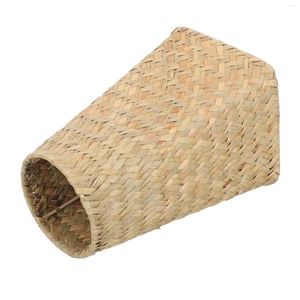 Vasos Vaso Trançado Estilo Pastoral Titular Rústico Decoração Para Casa Batata Bambu Tecido Flor Tecelagem Escritório Decorações De Mesa De Casamento