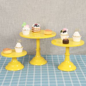 Dishes Plates Cake stand Home party display wedding decoration wrought iron birthday tray dessert fudge desktop afternoon tea cake 230627
