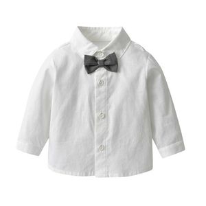 Camicia da bambino a maniche lunghe primaverili con cinturino, pantaloni, vestito da scuola per bambini piccoli e medi, set di due pezzi