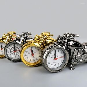 Настольные часы, модель мотоцикла, будильник, креативный винтажный локомотив, велосипедные часы, настольные декоративные настольные декорации для велосипедного стола, детские