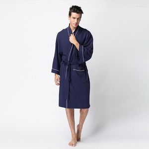 Erkek Pijama erkek Yaz Çift Waffle Örgü Pamuk Bornoz Erkek Kadın Büyük Boy Nedime Bornozlar Unisex Sabahlık Severler Kimono