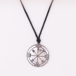 Hänge halsband kvinnor män halsband rep kedja sju olika bilden kommer att skydda ägaren amulet solomon stil droppe