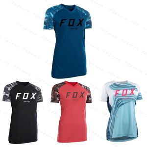 Men's T-Shirts Short Sleeves Cycling Sportswear Women's Downhill Jersey Bat Fox Mountain Bike Motocross Sportwear Clothing Team Event Wear