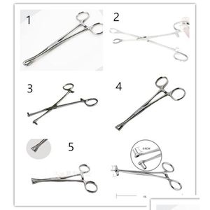 Kits de piercing profissional novo forcep 316l aço tragus orelha fórceps corpo jóias balde braçadeiras ferramenta xb1 drop delivery saúde beleza dhdiq