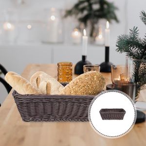 Dinnerware Sets Bread Basket Fruit Storage Breakfast Home Multi-function Woven Hand Decors Deviled Eggs Household Dressing Table