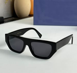 Черные серые прямоугольные солнцезащитные очки 1134 Мужчины Женщины Солнцезащитные очки Gafas de sol Дизайнерские солнцезащитные очки Occhiali da sole UV400 Защитные очки