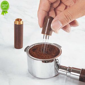 New Stainless Steel Coffee Powder Tamper Espresso Powder Stirrer Distributor Leveler WDT Tools Cafe Stirring Barista Accessories